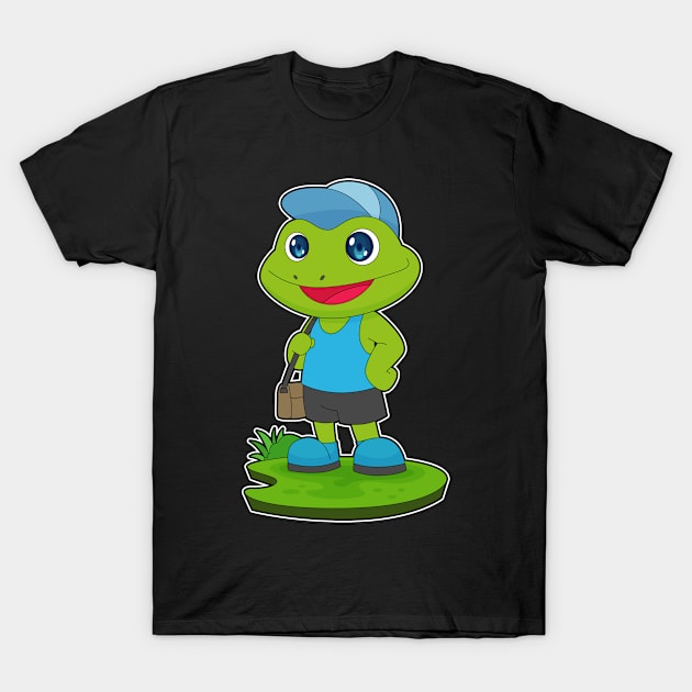 Frog Hiker Sling bag T-Shirt by Markus Schnabel